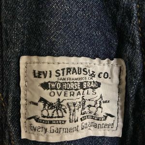 Levi’s overalls (shortalls)